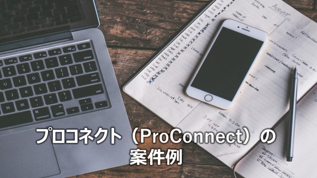 プロコネクト（ProConnect）の案件例
